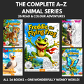 A–Z Animal Series — Complete 26-Book Read & Colour Adventure Collection